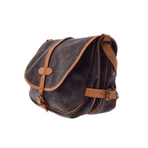 Louis Vuitton Shoulder Saumur Monogram bag Brown